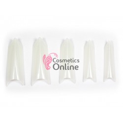 Tipsuri edge 100 bucati Crem  fara bordura TPS25 